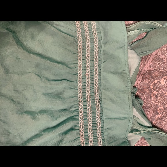 Very Cute Lolita Turquoise Top - Picture 4 of 6